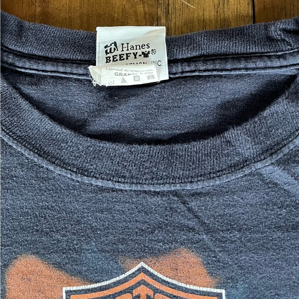 Vintage Harley-Davidson Joker Dark Blue Graphic Long Sleeve Tee - Picture 9 of 9